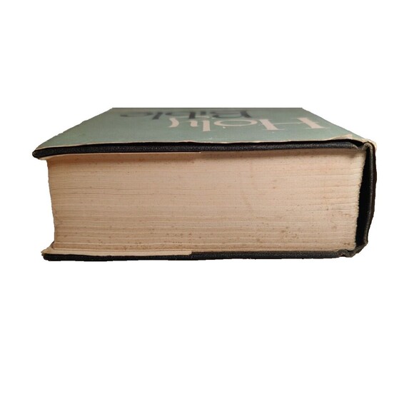 Holy Bible 1957 KJV American Bible Society Hardcover DJ Vintage-Christian - Picture 6 of 12